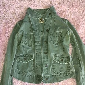 Lucky Brand green jean jacket